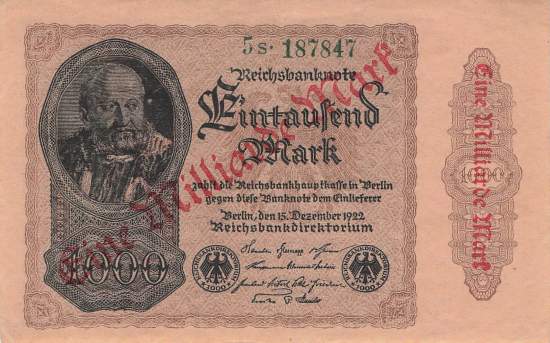 1 Milliarde Mark ro.110f S